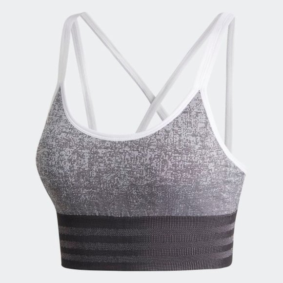 Adidas Womens All Me Primeknit Sports Bra - Picture 9 of 14
